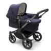 Bugaboo Donkey 5 Classic Mono - Graphite/Dark Navy Complete -Baby Products Series 100000028 donkey5 mono complete bassinet classic navy