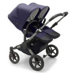 Bugaboo Donkey 5 Classic Twin - Graphite/Dark Navy Complete -Baby Products Series 100000028 donkey5 twin complete seat classic navy