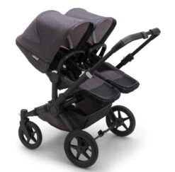 Bugaboo Donkey 5 Mineral Collection Twin - Black/Washed Black Complete -Baby Products Series 100000030 donkey5 twin complete seat mineral washed black