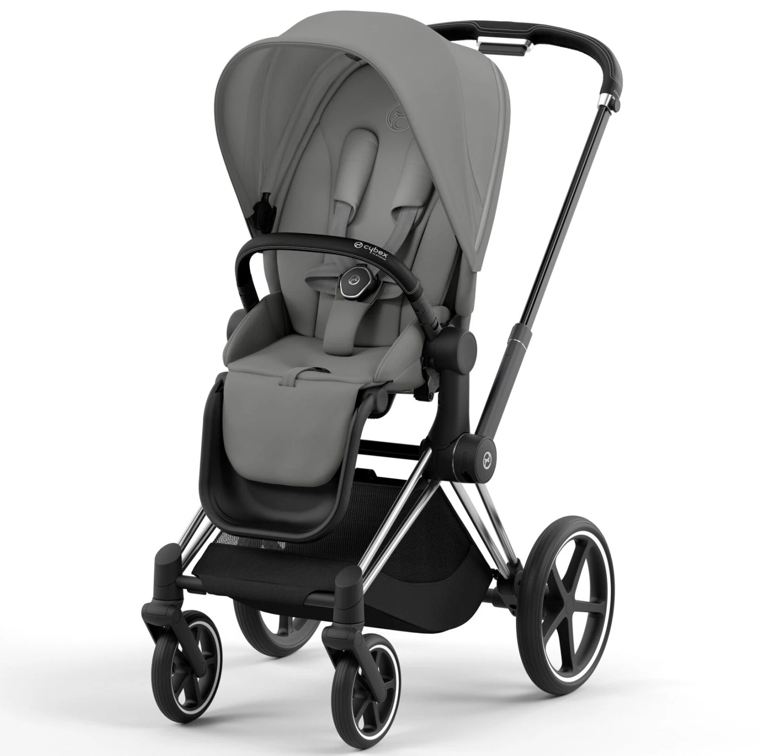 Cybex Priam Travel System Bundle - Chrome Black/Mirage Grey 4 Cybex Priam Travel System Bundle - Chrome Black/Mirage Grey - Image 2