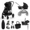 Cybex Gazelle S Luxury Travel System Bundle - Moon Black