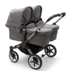 Bugaboo Donkey 5 Twin - Graphite/Grey Melange Complete