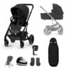 Cybex Balios S Lux 8 Piece Essential Bundle - Moon Black