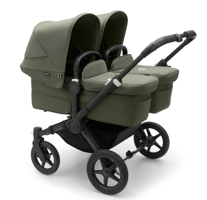 Bugaboo Donkey 5 Twin - Black/Forest Green Complete 3 Bugaboo Donkey 5 Twin - Black/Forest Green Complete