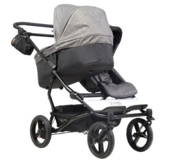 Mountain Buggy Duet Luxury Herringbone Package -Baby Products Series 2.MOUNTAIN BUGGY duet luxury herringbone carrycot plus single incline 1200x1200px