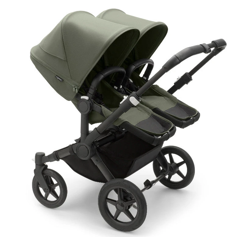 Bugaboo Donkey 5 Twin - Black/Forest Green Complete 4 Bugaboo Donkey 5 Twin - Black/Forest Green Complete - Image 2