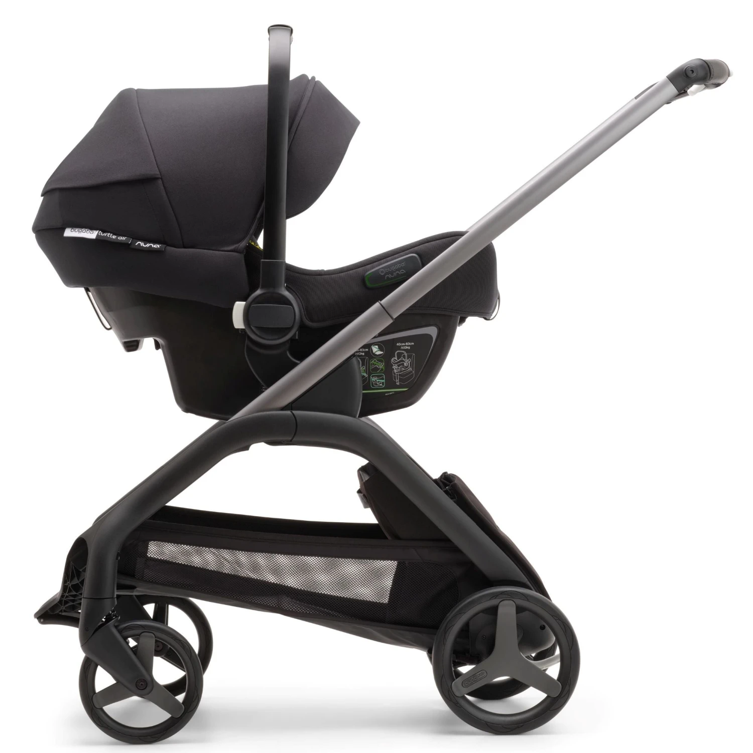 Bugaboo Dragonfly Ultimate Newborn Bundle - Graphite/Grey Melange Complete 8 Bugaboo Dragonfly Ultimate Newborn Bundle - Graphite/Grey Melange Complete - Image 6