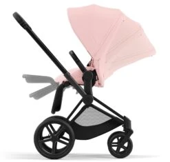Cybex Priam - Matt Black/Peach Pink -Baby Products Series 3 278c04c0 8cd2 45b6 9dad 12ddf41cf4be
