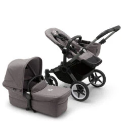 Bugaboo Donkey 5 Mono - Graphite/Grey Melange Complete -Baby Products Series 3 95da9464 c4e3 44e2 a181 48f73b09b1df