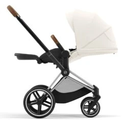 Cybex Priam Travel System Bundle - Chrome Brown/Off White -Baby Products Series 4 17561a06 0bbe 4376 865a 74454c11b937