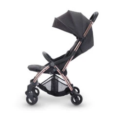 Mini Uno TouchFold Stroller - Special Edition Rose Gold -Baby Products Series 9 TOUCHFOLD STROLLER ROSE GOLD SIDE LIE FLAT