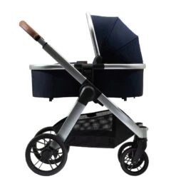 Bababing Raffi Pram System - Navy -Baby Products Series BB134 001 RaffiNavy SideCarrycot