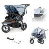 Out N About Nipper V5 Double Newborn/Toddler Starter Bundle - Rocksalt Grey