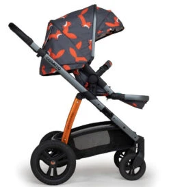 Cosatto Wow 2 Pram And Pushchair - Charcoal Mister Fox -Baby Products Series COSATTO WOW 2 PRAM AND PUSHCHAIR MR FOX 4 RGB