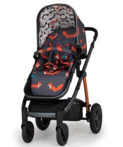 Cosatto Wow 2 Pram And Pushchair - Charcoal Mister Fox -Baby Products Series COSATTO WOW 2 PRAM AND PUSHCHAIR MR FOX 5 RGB