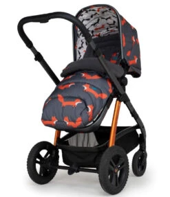 Cosatto Wow 2 Pram And Pushchair - Charcoal Mister Fox -Baby Products Series COSATTO WOW 2 PRAM AND PUSHCHAIR MR FOX 8 RGB
