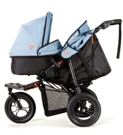 Out N About Nipper V5 Starter Bundle - Rocksalt Grey -Baby Products Series CarryCotsideRocksaltGrey