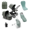 Bugaboo Fox 5 Complete Pushchair Bundle - Black/Forest Green Complete -Baby Products Series Fox5EssentialFG