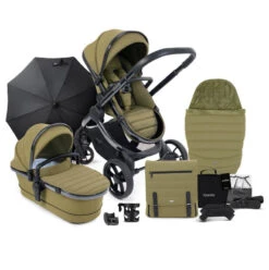 ICandy Peach 7 Complete Bundle - Phantom/Olive Green