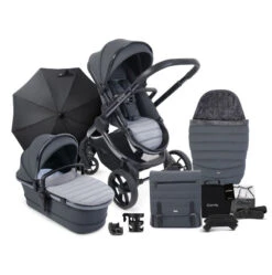 ICandy Peach 7 Complete Travel System And Accessory Bundle - Phantom/Truffle
