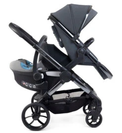 ICandy Peach 7 Double - Phantom/Dark Grey -Baby Products Series Image 3 Supporting iCandy Peach 7 Dark Grey Phantom Profile Double Car Seat PF SU WF ELV