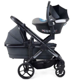 ICandy Peach 7 Double - Phantom/Dark Grey -Baby Products Series Image 3 Supporting iCandy Peach 7 Dark Grey Phantom Profile Twin CC WF Car Seat PF ELV