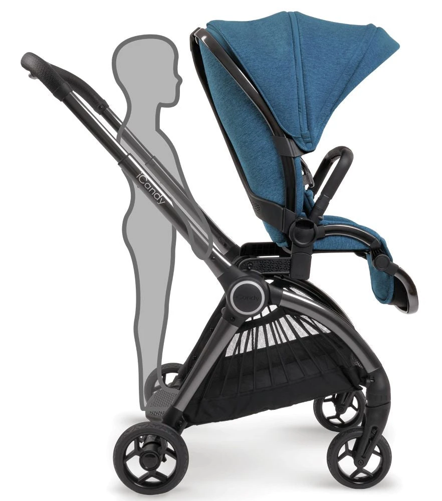 ICandy Core Pushchair And Carrycot - Atlantis Blue - Image 10