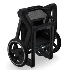 Joolz Day+ Brilliant Black -Baby Products Series Joolz Day Chassis Folded Perspective Brilliant black