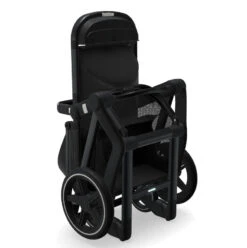 Joolz Day+ Brilliant Black -Baby Products Series Joolz Day Chassis Seat Folded Perspective Brilliant black