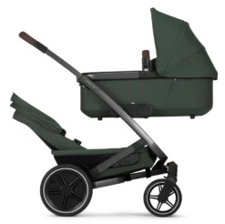 Joolz Geo3 Duo - Urban Green -Baby Products Series Joolz Geo3 Cot Seat Side Urban green