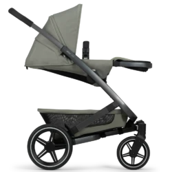 Joolz Geo3 Mono - Sage Green 18 Joolz Geo3 Mono - Sage Green -Baby Products Series Joolz Geo3 Seat Side view fully reclined Sage green