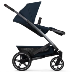 Joolz Geo3 Mono Travel System - Navy Blue -Baby Products Series Joolz Geo3 Seat Side view reclined 2 Navy blue 6f8320e5 5107 4582 a6e5 660b0a757b08