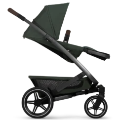 Joolz Geo3 Mono - Urban Green -Baby Products Series Joolz Geo3 Seat Side view reclined 2 Urban green