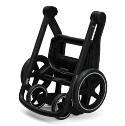 Joolz Hub+ Brilliant Black -Baby Products Series Joolz Hub Folded Without Seat Perspective Brilliant black