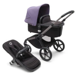 Bugaboo Fox 5 Travel System - Graphite/Midnight Black Base With Sun Canopy -Baby Products Series L JPG 100167015 fox5 gra black combi 1 9927ec56 a84c 45ab a2a3 b3724b2288de
