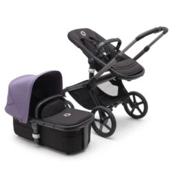 Bugaboo Fox 5 Travel System - Graphite/Midnight Black Base With Sun Canopy -Baby Products Series L JPG 100167015 fox5 gra black combi 2 68881c4e 342a 471f b9ec ef022ef1765f