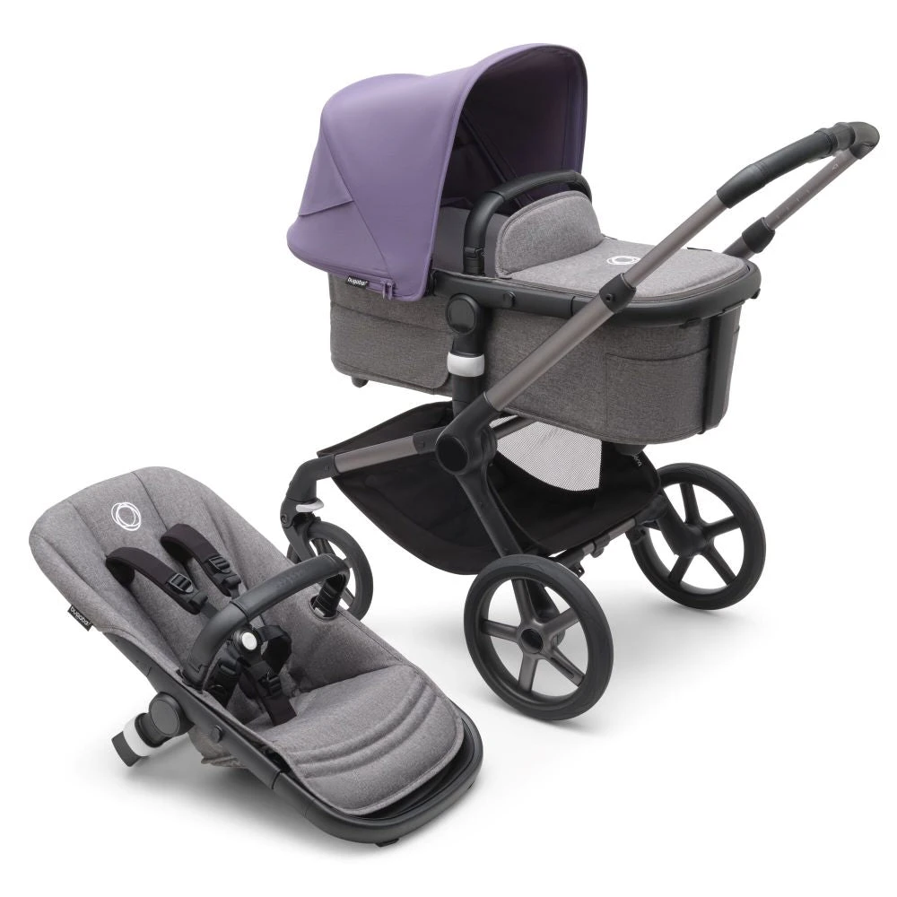 Bugaboo Fox 5 - Graphite/Grey Melange Base With Sun Canopy 15 Bugaboo Fox 5 - Graphite/Grey Melange Base With Sun Canopy - Image 13