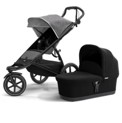 Thule Urban Glide 2 Grey Melange -Baby Products Series Large Thule Urban Glide2 BassinetBundle GreyMelange ISO 10101965