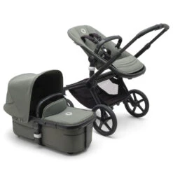 Bugaboo Fox 5 Travel System Package - Black/Forest Green Complete -Baby Products Series LargeJPG 100051041 fox5 complete black forest green combi 2 541e2a6c 7237 4cf6 aeb8 b055311835ed