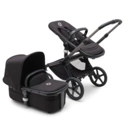 Bugaboo Fox 5 - Graphite/Midnight Black Base With Sun Canopy -Baby Products Series LargeJPG 100167008 fox5 gra black midnight black combi 2