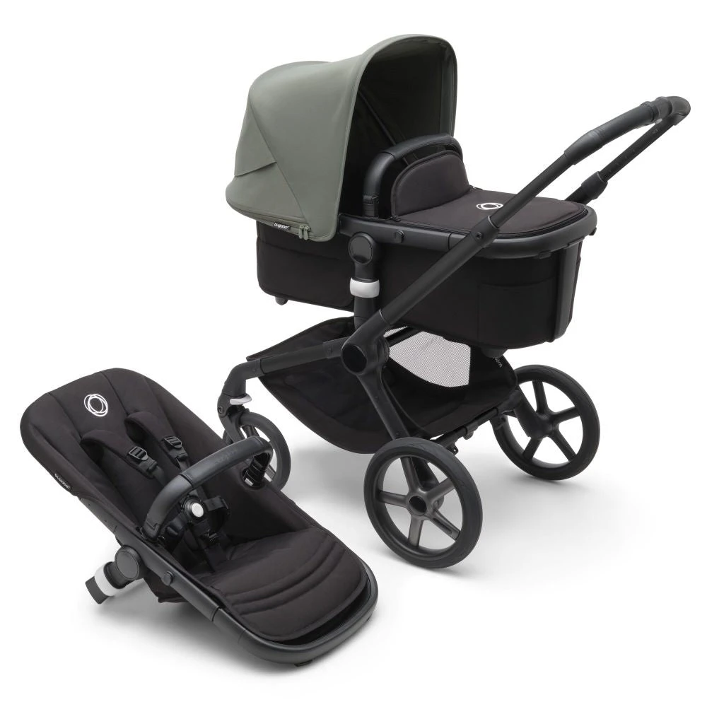 Bugaboo Fox 5 Travel System - Black/Midnight Black Base With Sun Canopy 7 Bugaboo Fox 5 Travel System - Black/Midnight Black Base With Sun Canopy - Image 5