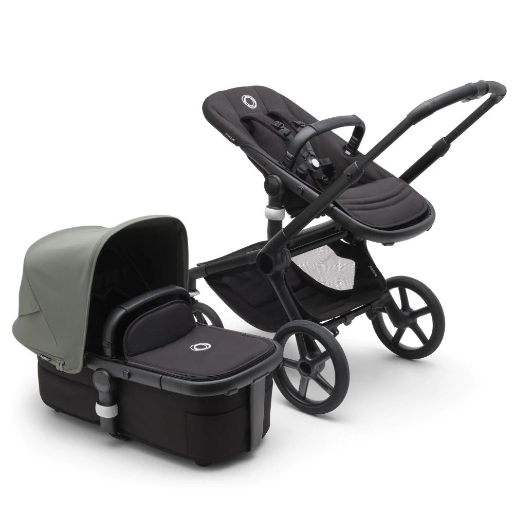 Bugaboo Fox 5 Travel System - Black/Midnight Black Base With Sun Canopy 10 Bugaboo Fox 5 Travel System - Black/Midnight Black Base With Sun Canopy - Image 8