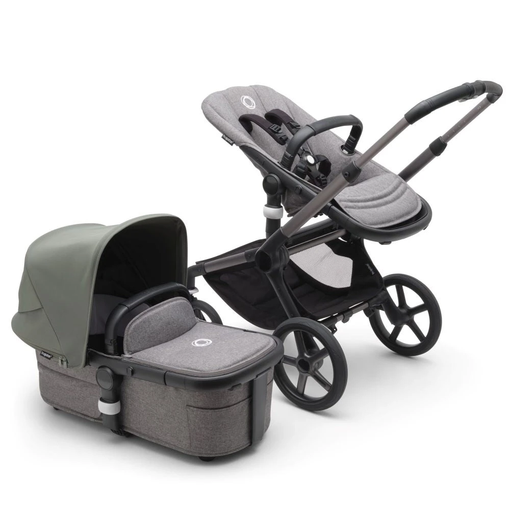 Bugaboo Fox 5 Travel System - Graphite/Grey Melange Base With Sun Canopy 22 Bugaboo Fox 5 Travel System - Graphite/Grey Melange Base With Sun Canopy - Image 20