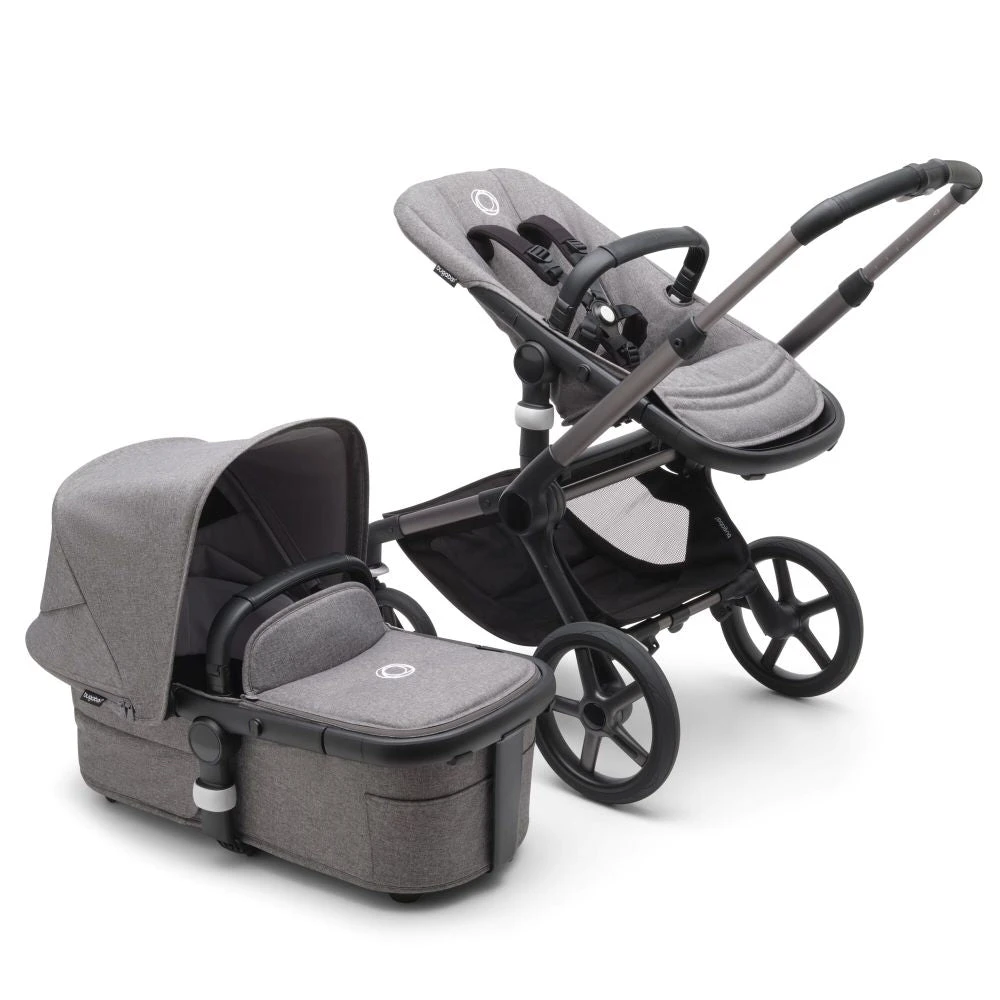 Bugaboo Fox 5 - Graphite/Grey Melange Base With Sun Canopy 14 Bugaboo Fox 5 - Graphite/Grey Melange Base With Sun Canopy - Image 12