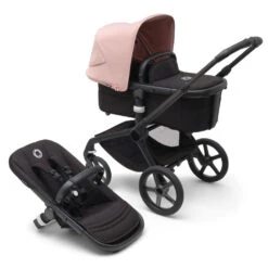 Bugaboo Fox 5 Travel System - Black/Midnight Black Base With Sun Canopy 41 Bugaboo Fox 5 Travel System - Black/Midnight Black Base With Sun Canopy -Baby Products Series LargeJPG 100167013 fox5 black black morning pink combi 1 2ba75628 113c 4f3a a3b8 855ebb0f67bb