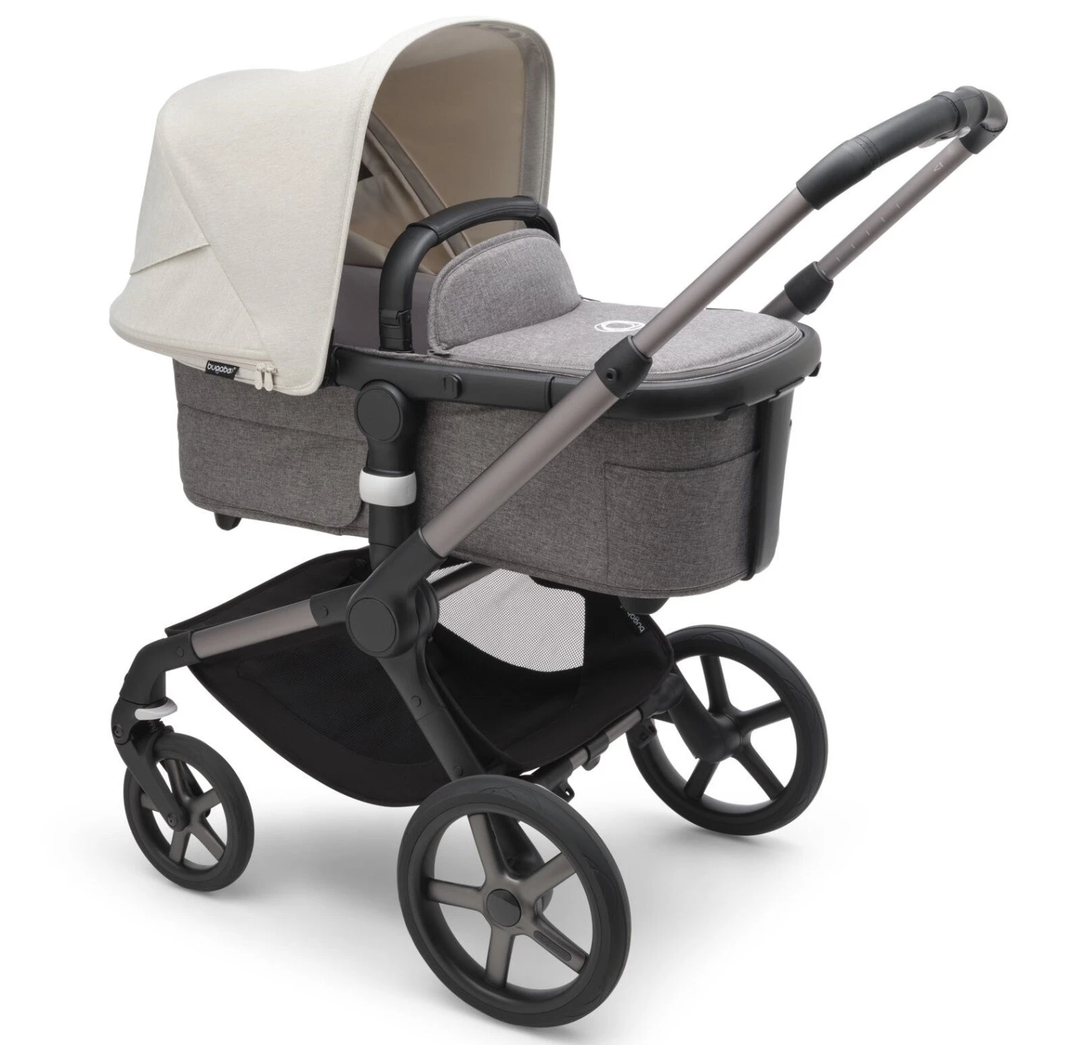 Bugaboo Fox 5 - Graphite/Grey Melange Base With Sun Canopy 4 Bugaboo Fox 5 - Graphite/Grey Melange Base With Sun Canopy - Image 2