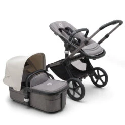 Bugaboo Fox 5 - Graphite/Grey Melange Base With Sun Canopy 25 Bugaboo Fox 5 - Graphite/Grey Melange Base With Sun Canopy -Baby Products Series LargeJPG 100167014 fox5 gra gm misty white combi 2