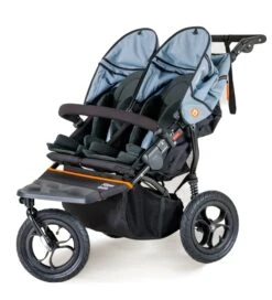 Out N About Nipper V5 Double Newborn/Toddler Starter Bundle - Rocksalt Grey -Baby Products Series NipperDouble34hoodbackRocksaltGrey eeb1ec91 1f1e 4bcb 8224 c52c5db86623