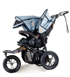 Out N About Nipper V5 Double Newborn/Toddler Starter Bundle - Rocksalt Grey -Baby Products Series NipperDoubleSide3RocksaltGrey 432aeff1 2a63 4056 99a7 fc5c3e17e02f