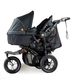 Out N About Nipper V5 Double Twin Starter Bundle - Forest Black -Baby Products Series NipperDoublecarrycot3ForestBlack 48f8d747 3939 42b8 8e76 8d205f3a1310